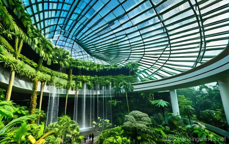 싱가포르 공항 환승 가이드 - Also, spa facilities and lounges are confirmed. The Butterfly Garden and other themed gardens are al...