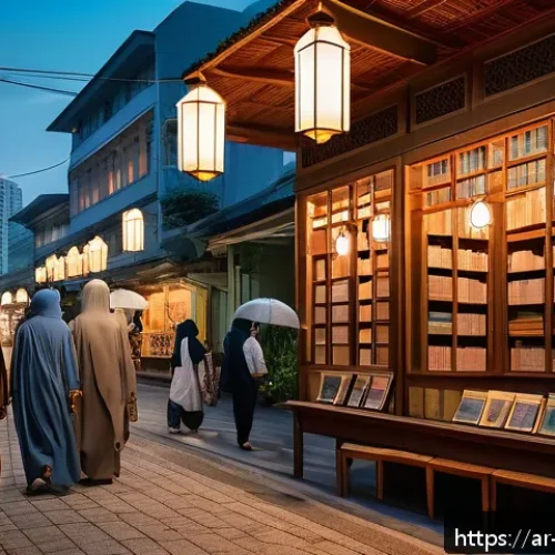 싱가포르의 유명 소설가 - A surreal literary scene blending everyday urban life in Singapore with fantastical elements: a dive...